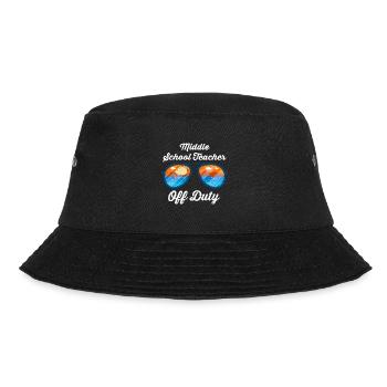 Mittelstufe Klassenlehrer off duty Ferien Lehrer - Bucket Hat - Schwarz - Vorne - Lela (165cm)