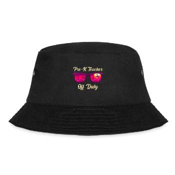 Preschool Kindergarten Educator off duty teacher - Bucket Hat - black - Front - Lela (165cm)