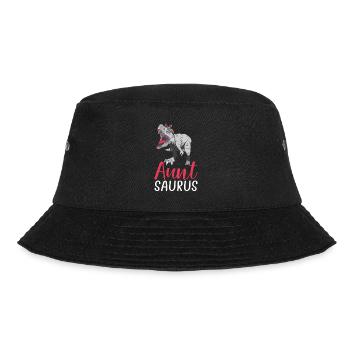 Dinosaur Gift Dino Lover Gift - Bucket Hat - black - Front - Lela (165cm)