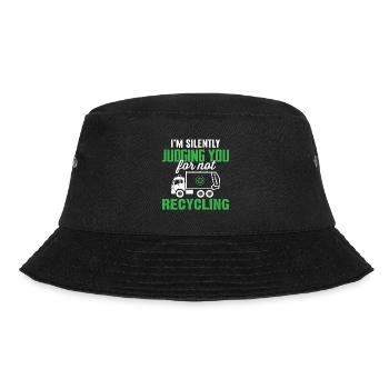 Garbage truck driver - Bucket Hat - black - Front - Lela (165cm)