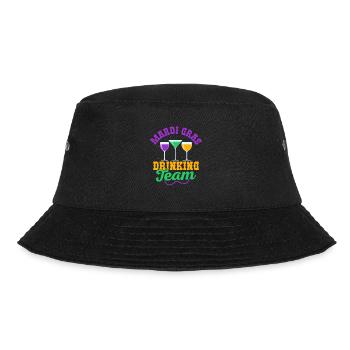 Mardi Gras Drinking Team Parade BeadsParty - Bucket Hat - black - Front - Lela (165cm)