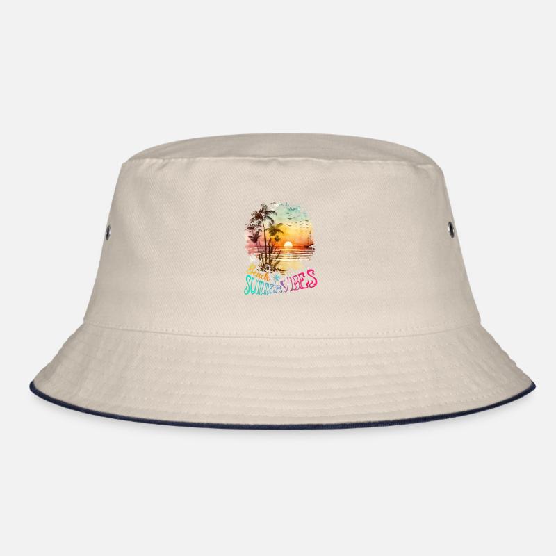 Beach Summer Vibes Surfer Geschenk Bucket Hat