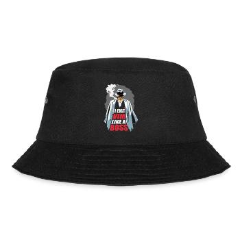 I Exit VIM Like a Boss for Linux Coder and Hacker - Bucket Hat - Schwarz - Vorne - Lela (165cm)