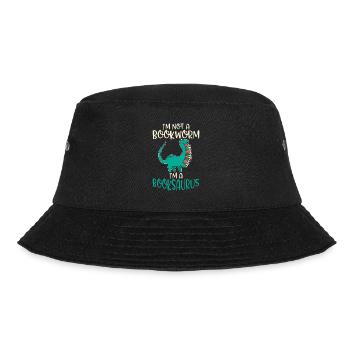 Dinosaur Gift Dino Lover Gift - Bucket Hat - black - Front - Lela (165cm)