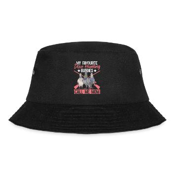 Taubenjägerin Mama Taubenjäger Mutter - Bucket Hat - black - Front - Lela (165cm)