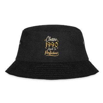 Birthday 1990 gift 1990 Classic 1990 - Bucket Hat - black - Front - Lela (165cm)