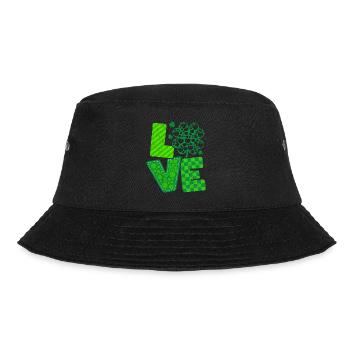 Fête de la Saint-Patrick Irlandais Love Clover - Bob - noir - Devant - Lela (165cm)