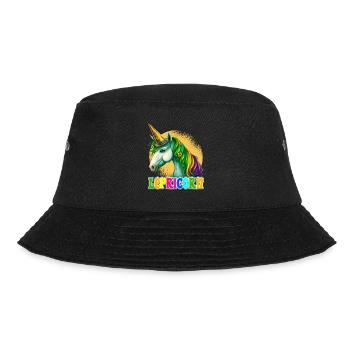 Lepricorn St. Patrick's Day Unicorn Women - Bucket Hat - black - Front - Lela (165cm)