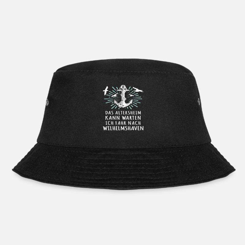 Wilhelmshavener Sprüche Wilhelmshaven - Bucket Hat - Schwarz