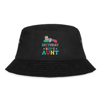 Building blocks of the birthday boy's aunt - Bucket Hat - black - Front - Lela (165cm)