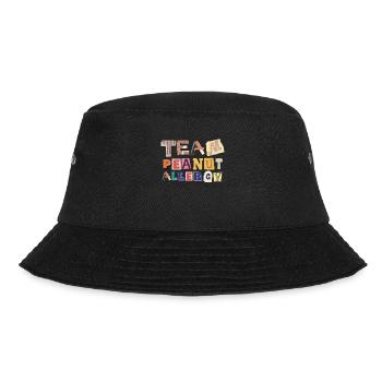 Peanut Allergy Awareness Peanut Allergic - Bucket Hat - Schwarz - Vorne - Lela (165cm)