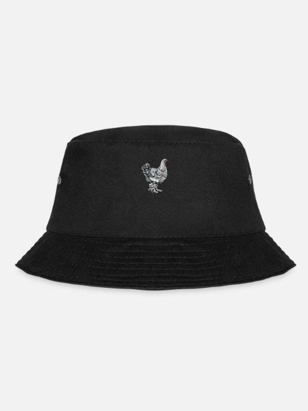 Brahma Hühner I Chicken Geflügel Motiv für - Bucket Hat - Schwarz