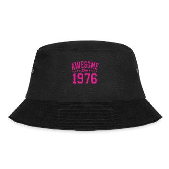 Awesome Since 1976 Birthday 1976 Vintage 1976 - Bucket Hat - black - Front - Lela (165cm)