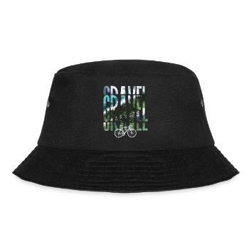 Schotter, Mountainbike, Leidenschaft Radfahren, Radfahrer - Bucket Hat - Schwarz - Vorne - Lela (165cm)