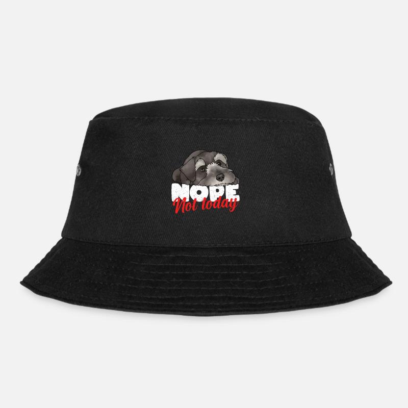Zwergschnauzer - Bucket Hat - Schwarz