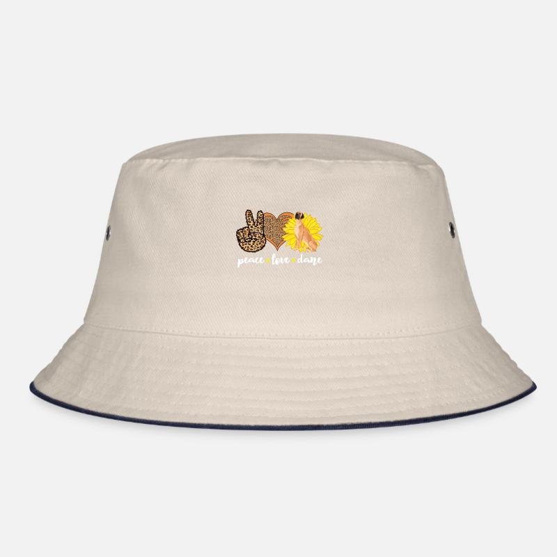 Great Dane Mom Sunflower Dane Lovers Bucket Hat