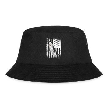 Alaskan Malamute Dog - Bucket Hat - black - Front - Lela (165cm)