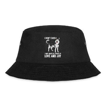 Alaskan Malamute Dog - Bucket Hat - black - Front - Lela (165cm)