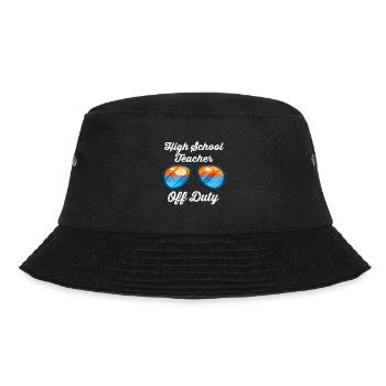High School Teacher off duty School Holiday Teacher - Bucket Hat - black - Front - Lela (165cm)