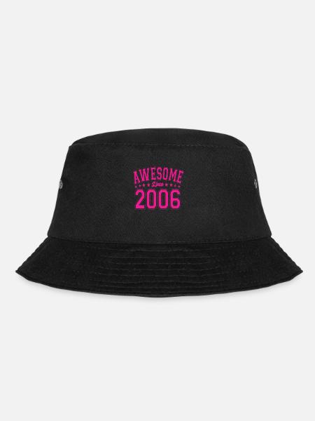 Awesome Since 2006 Geburtstag 2006 Vintage 2006 - Bucket Hat - Schwarz