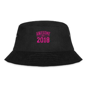 Awesome Since 2018 Birthday 2018 Vintage 2018 - Bucket Hat - black - Front - Lela (165cm)