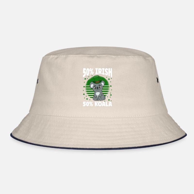 Niedlicher Koala mit Hut Saint Patrick's Day Bucket Hat