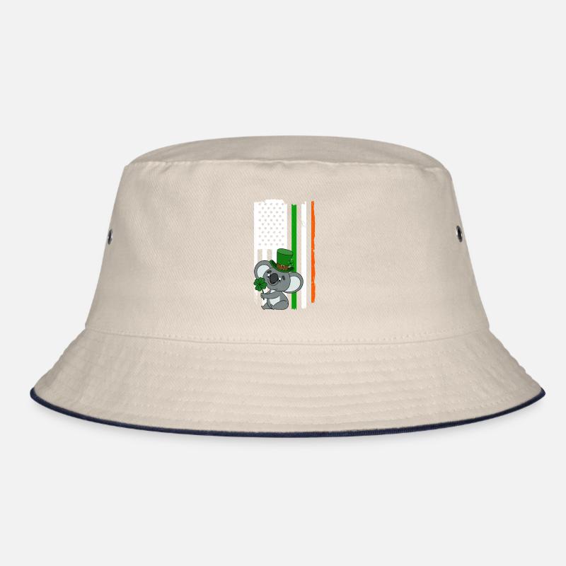 Niedlicher Koala mit Hut Saint Patrick's Day Bucket Hat