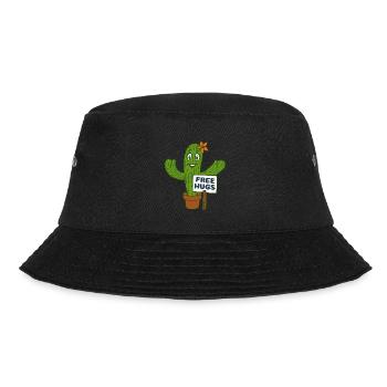 Free Hugs Cactus - Bucket Hat - black - Front - Lela (165cm)