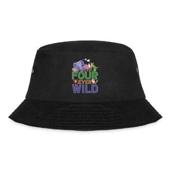 Four Ever Wild 49 - Bucket Hat - Schwarz - Vorne - Lela (165cm)