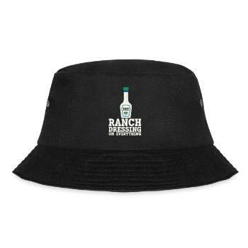 Ranch -Dressing -Ranch -Salatdressing - Bucket Hat - Schwarz - Vorne - Lela (165cm)