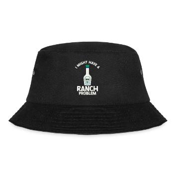 Ranch -Dressing -Ranch -Salatdressing - Bucket Hat - Schwarz - Vorne - Lela (165cm)
