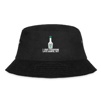 Ranch -Dressing -Ranch -Salatdressing - Bucket Hat - Schwarz - Vorne - Lela (165cm)