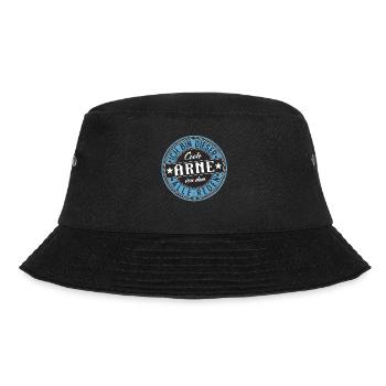Arne Geschenkidee Geschenk Geburtstag - Bucket Hat - Schwarz - Vorne - Lela (165cm)