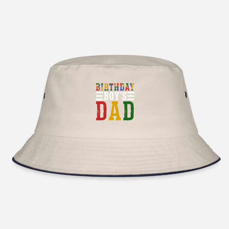 Vater Des Geburtstagskindes Baut Bauklötze Bucket Hat