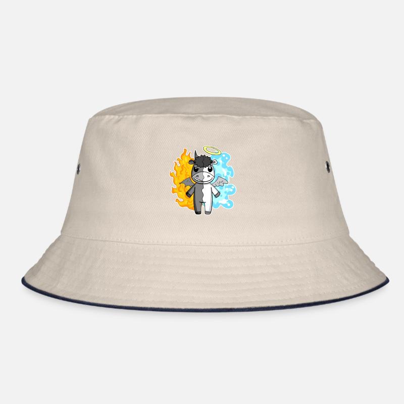 Cow - Angel and Devil Bucket Hat