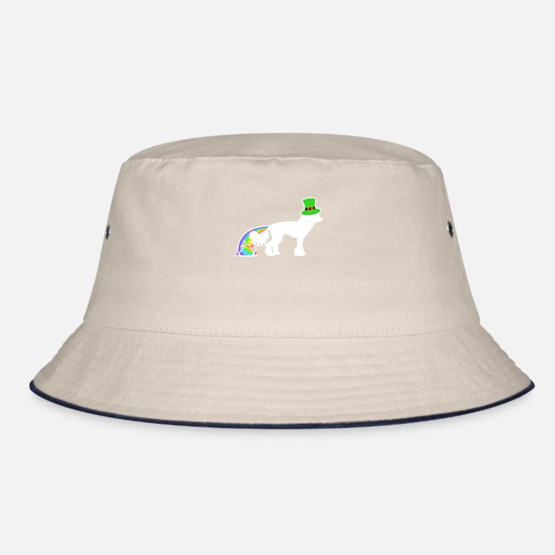 St. Patricks Hund - Chinesische Crested Bucket Hat