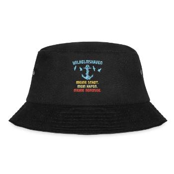 Wilhelmshavener Wilhelmshaven - Bucket Hat - Schwarz - Vorne - Lela (165cm)