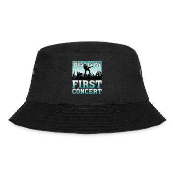 This Is My First Concert 47 - Bucket Hat - black - Front - Lela (165cm)