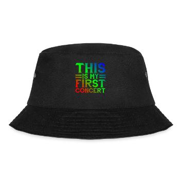 This Is My First Concert 49 - Bucket Hat - black - Front - Lela (165cm)