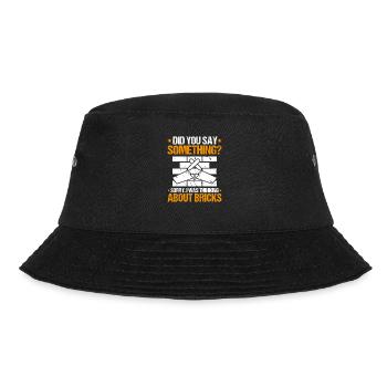 Master Masonry Masonry Bricklayer Mason - Bucket Hat - black - Front - Lela (165cm)