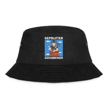 SCHLOTFEGER GEPRÜFTER GLÜCKSBRINGER - Bucket Hat - Schwarz - Vorne - Lela (165cm)