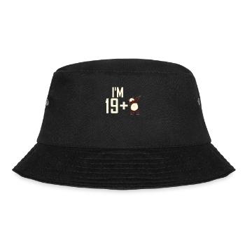 Panda Geschenke Panda Liebhaber - Bucket Hat - Schwarz - Vorne - Lela (165cm)