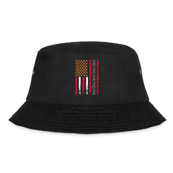Autism Awareness Month American Sports Flag - Bucket Hat - black - Front - Lela (165cm)