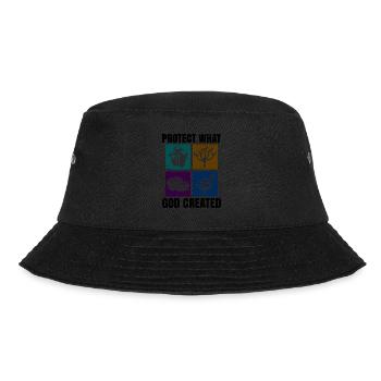 Protect Coral Reefs Bible Faith Creation - Bucket Hat - black - Front - Lela (165cm)