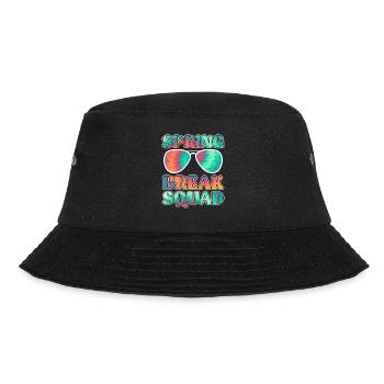 Spring Break Squad Sommerferien Spring Break - Bucket Hat - Schwarz - Vorne - Lela (165cm)