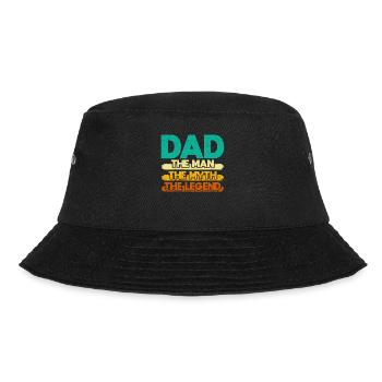 Papa Der Mann Der Mythos Die Legende Vatertag - Bucket Hat - Schwarz - Vorne - Lela (165cm)