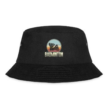 Badminton - Bucket Hat - Schwarz - Vorne - Lela (165cm)
