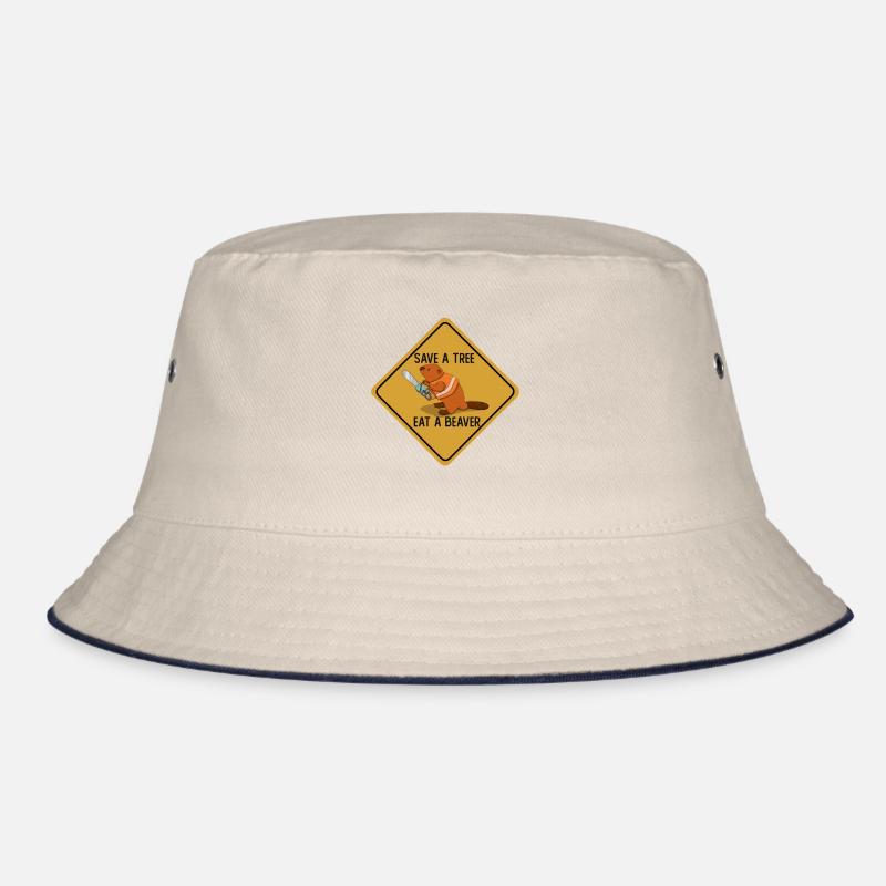 Save A Tree Eat A Beaver Bucket Hat