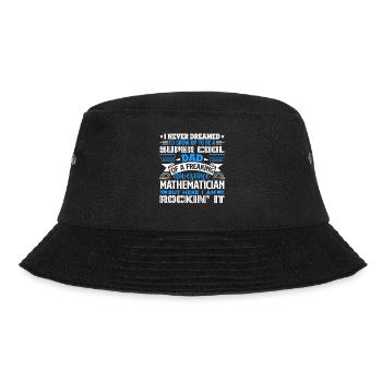 Super Cool Dad Of Awesome Mathematician - Bucket Hat - black - Front - Lela (165cm)