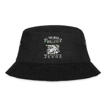 Alles, Was Sie Brauchen, Ist Walleye - Walleye - Bucket Hat - Schwarz - Vorne - Lela (165cm)